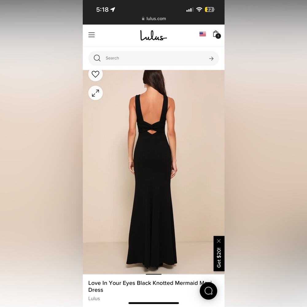 Lulus love in your eyes black knotted mermaid maxi dress